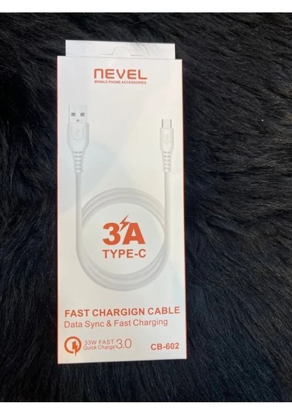 Tekno Plus Nevel 3.0A Type-C Şarj Kablosu