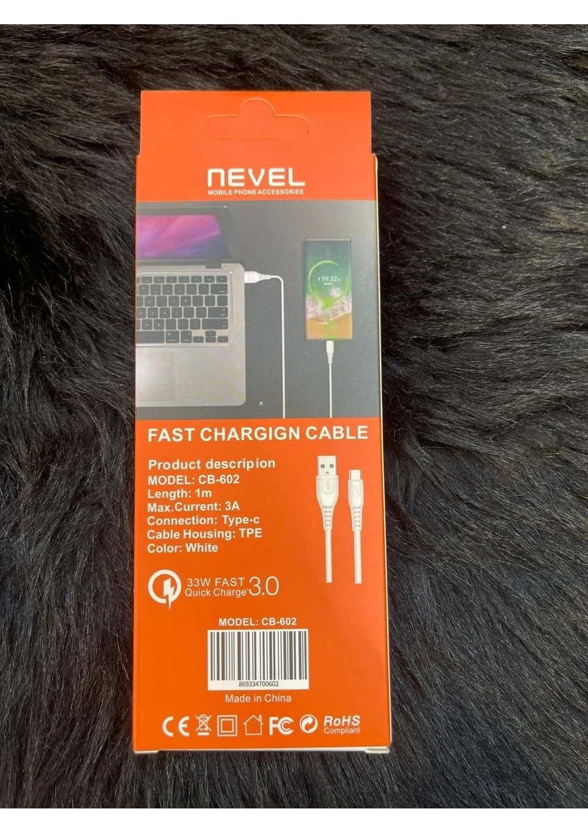 Tekno Plus Nevel 3.0A Type-C Şarj Kablosu